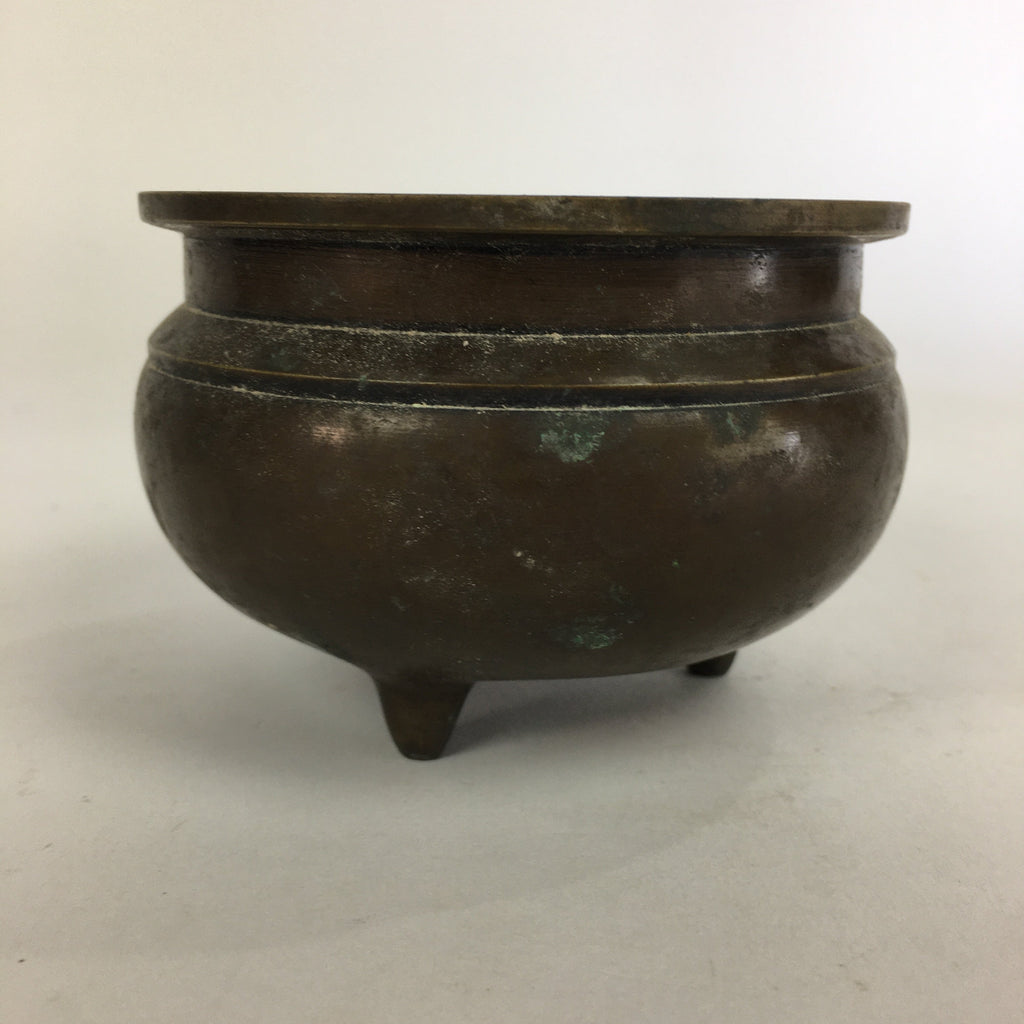 Japanese Buddhist Altar Fitting Bronze Incense Burner Vtg Koro Butsudan BU522