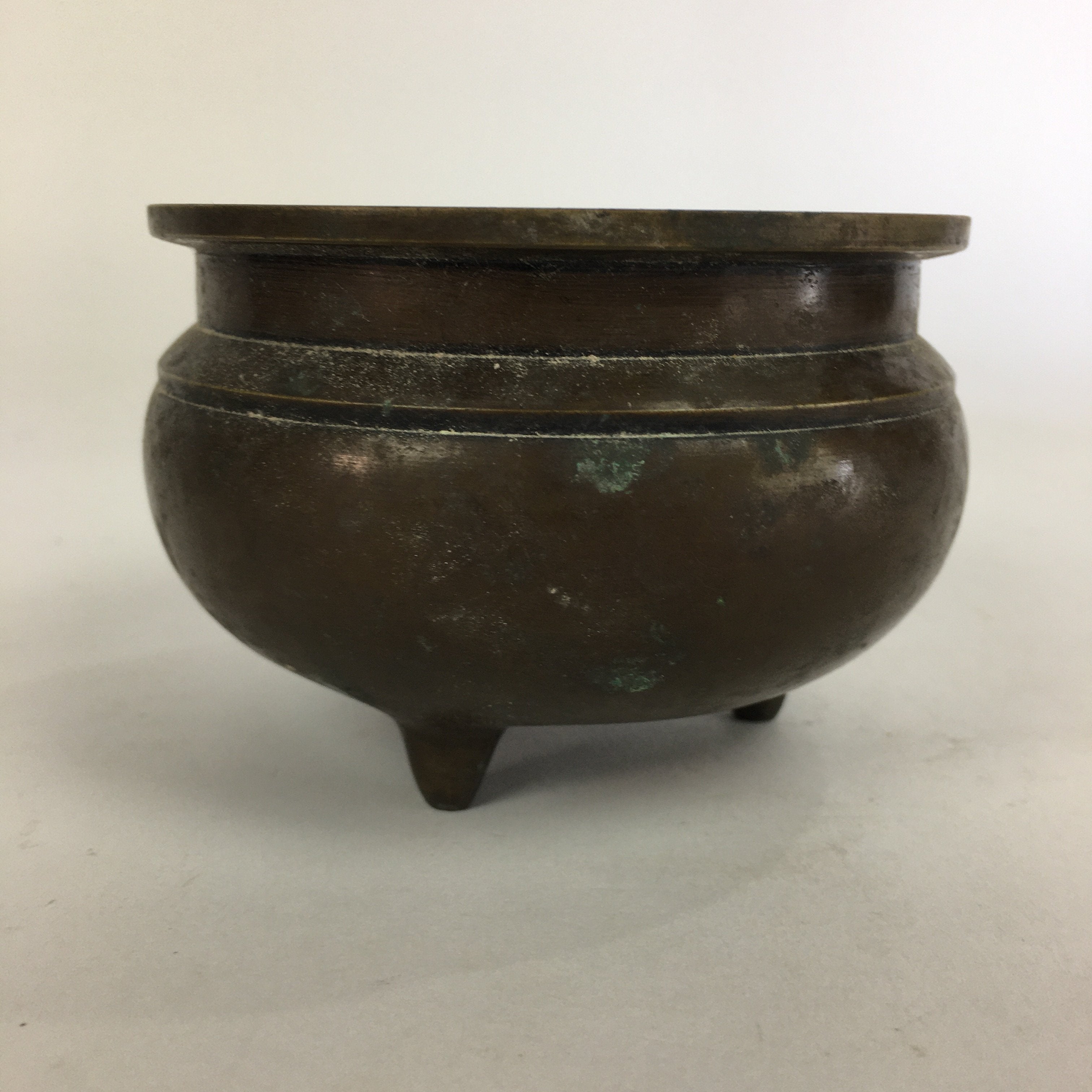 Japanese Buddhist Altar Fitting Bronze Incense Burner Vtg Koro Butsudan BU522