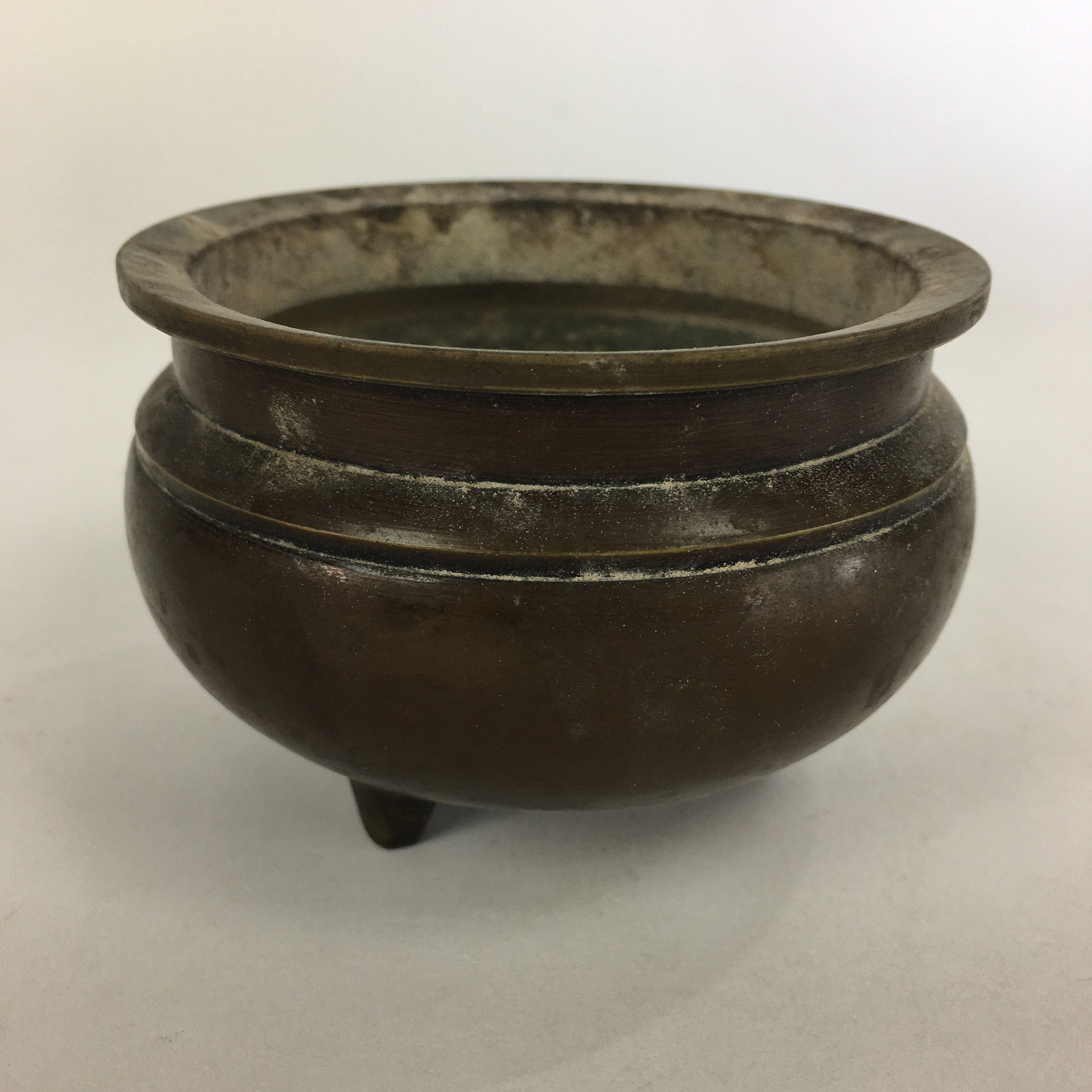 Japanese Buddhist Altar Fitting Bronze Incense Burner Vtg Koro Butsudan BU522