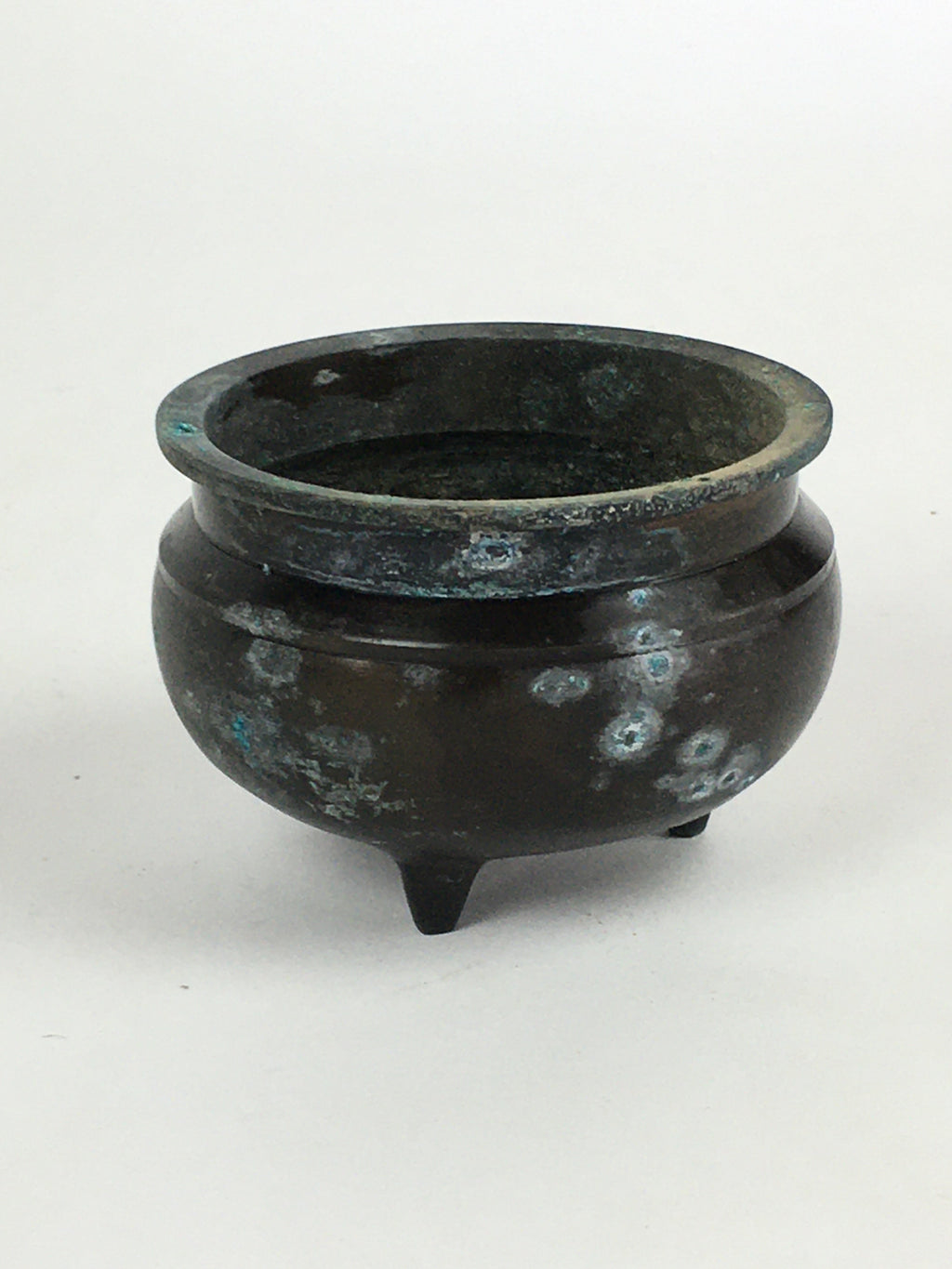 Japanese Buddhist Altar Fitting Bronze Incense Burner Vtg Koro Butsudan BU652