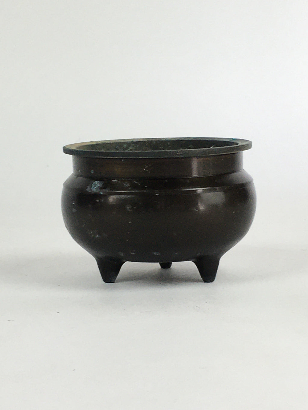 Japanese Buddhist Altar Fitting Bronze Incense Burner Vtg Koro Butsudan BU652