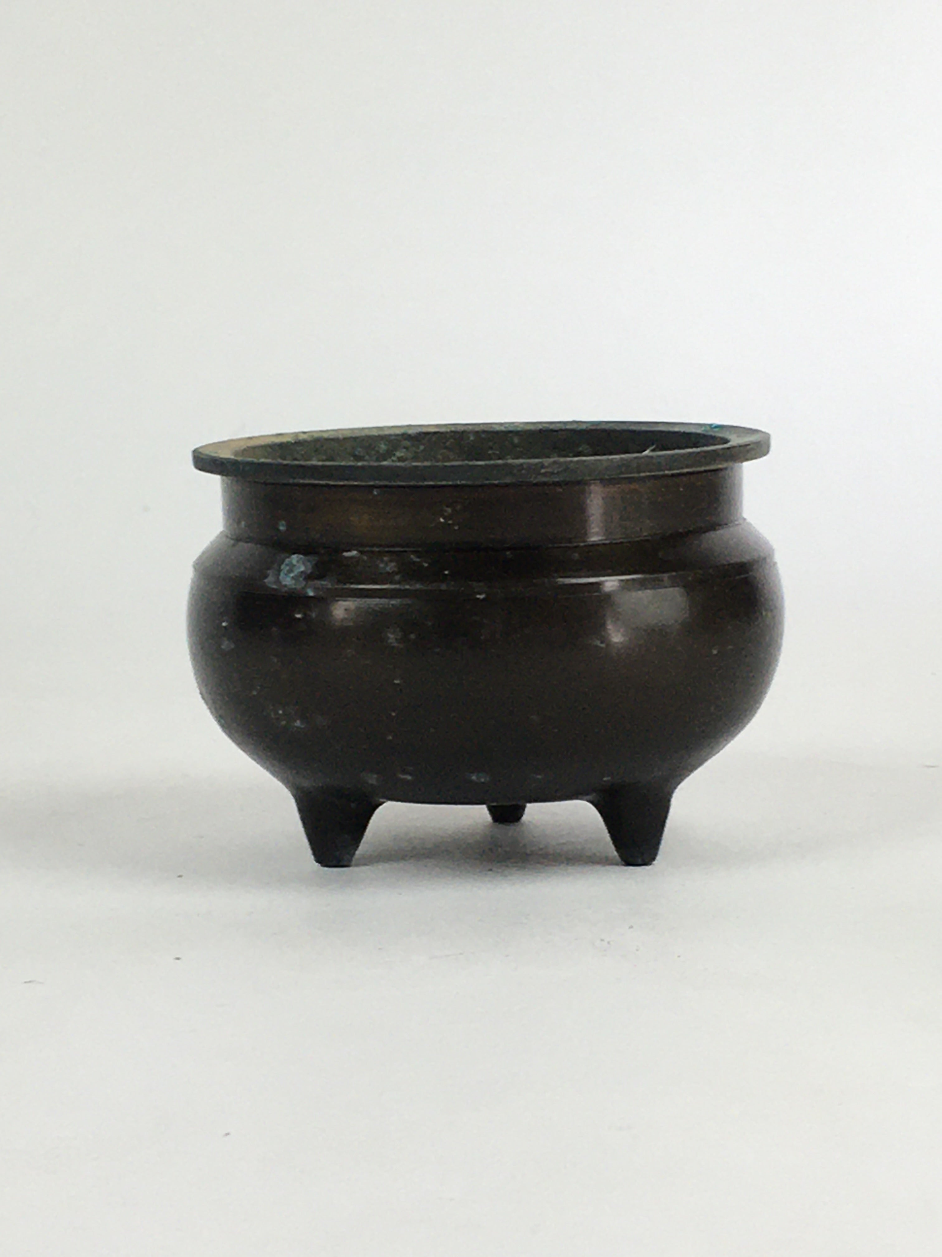 Japanese Buddhist Altar Fitting Bronze Incense Burner Vtg Koro Butsudan BU652