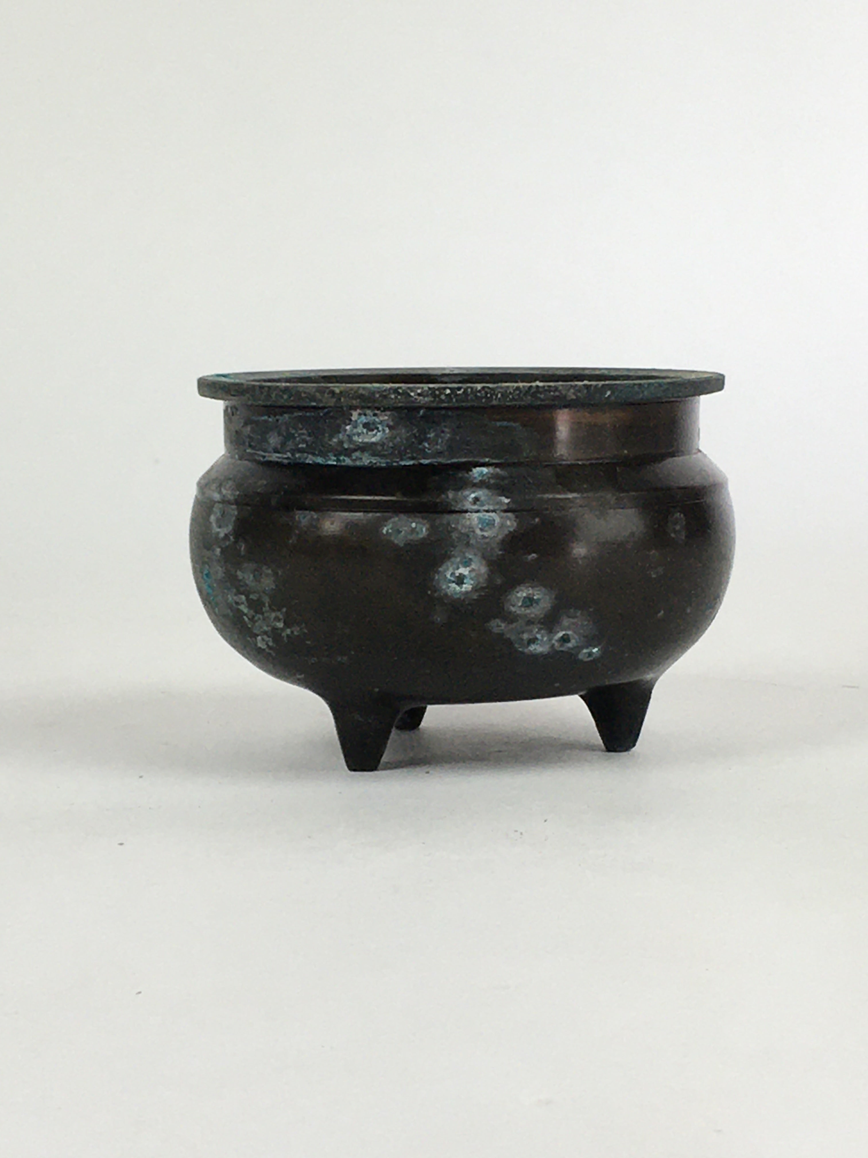 Japanese Buddhist Altar Fitting Bronze Incense Burner Vtg Koro Butsudan BU652