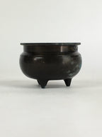 Japanese Buddhist Altar Fitting Bronze Incense Burner Vtg Koro Butsudan BU652