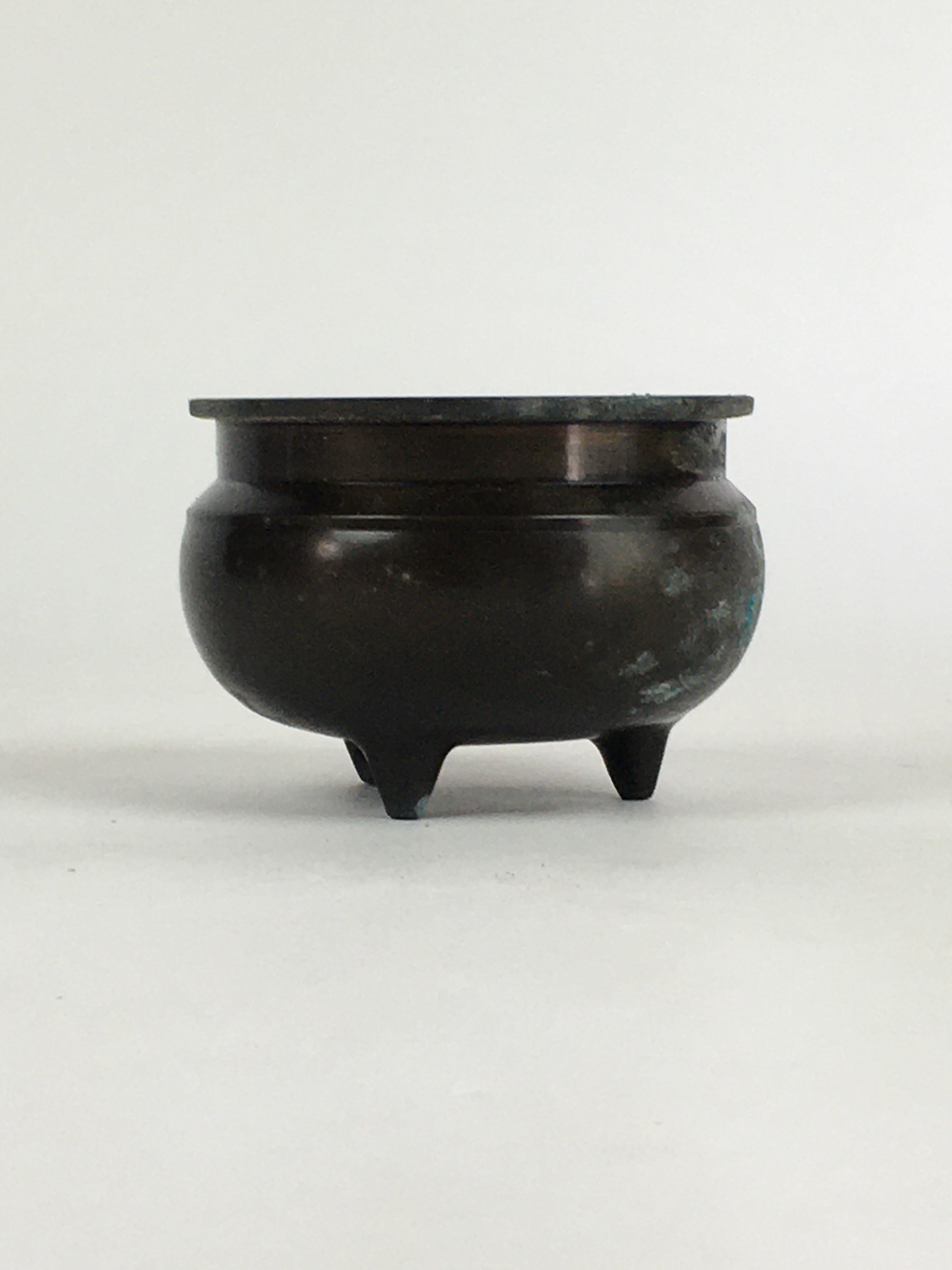 Japanese Buddhist Altar Fitting Bronze Incense Burner Vtg Koro Butsudan BU652