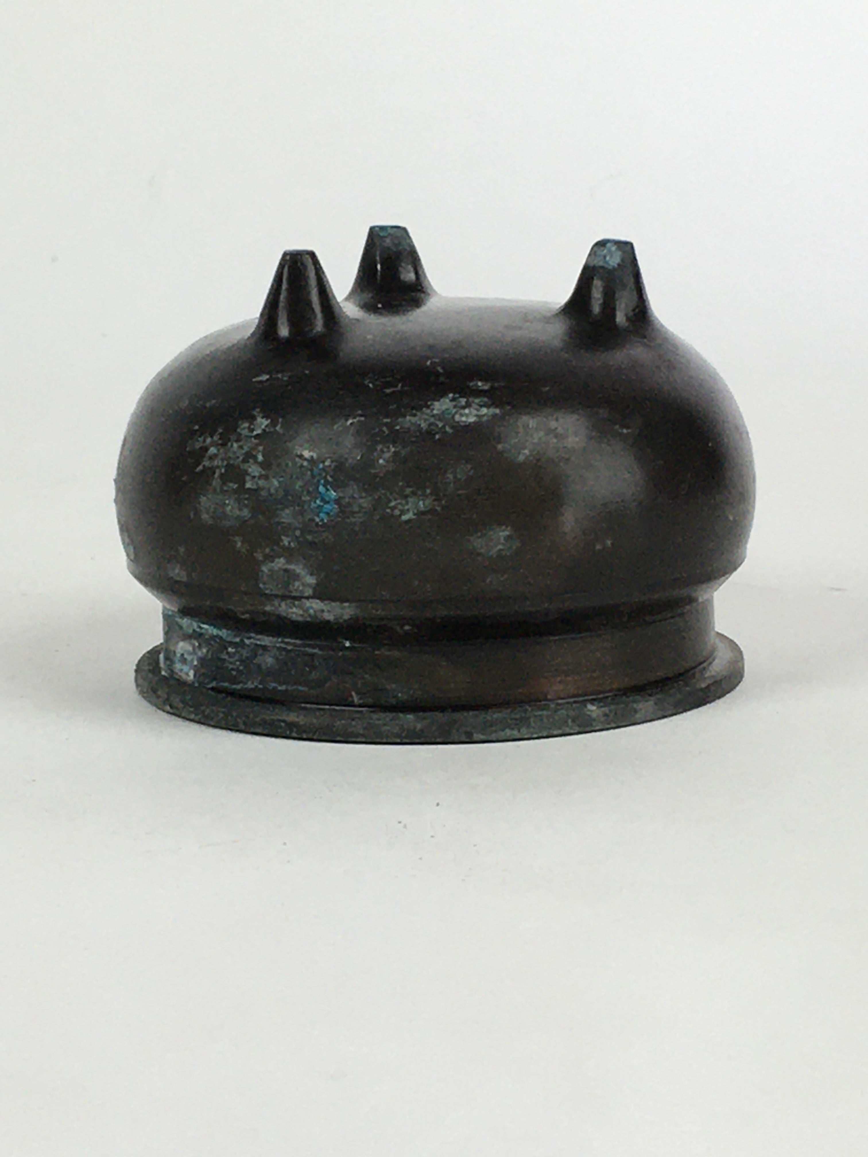 Japanese Buddhist Altar Fitting Bronze Incense Burner Vtg Koro Butsudan BU652
