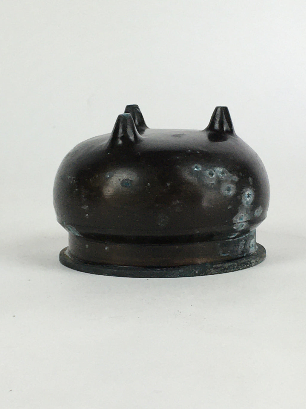 Japanese Buddhist Altar Fitting Bronze Incense Burner Vtg Koro Butsudan BU652