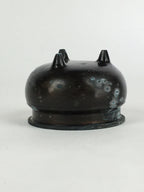 Japanese Buddhist Altar Fitting Bronze Incense Burner Vtg Koro Butsudan BU652