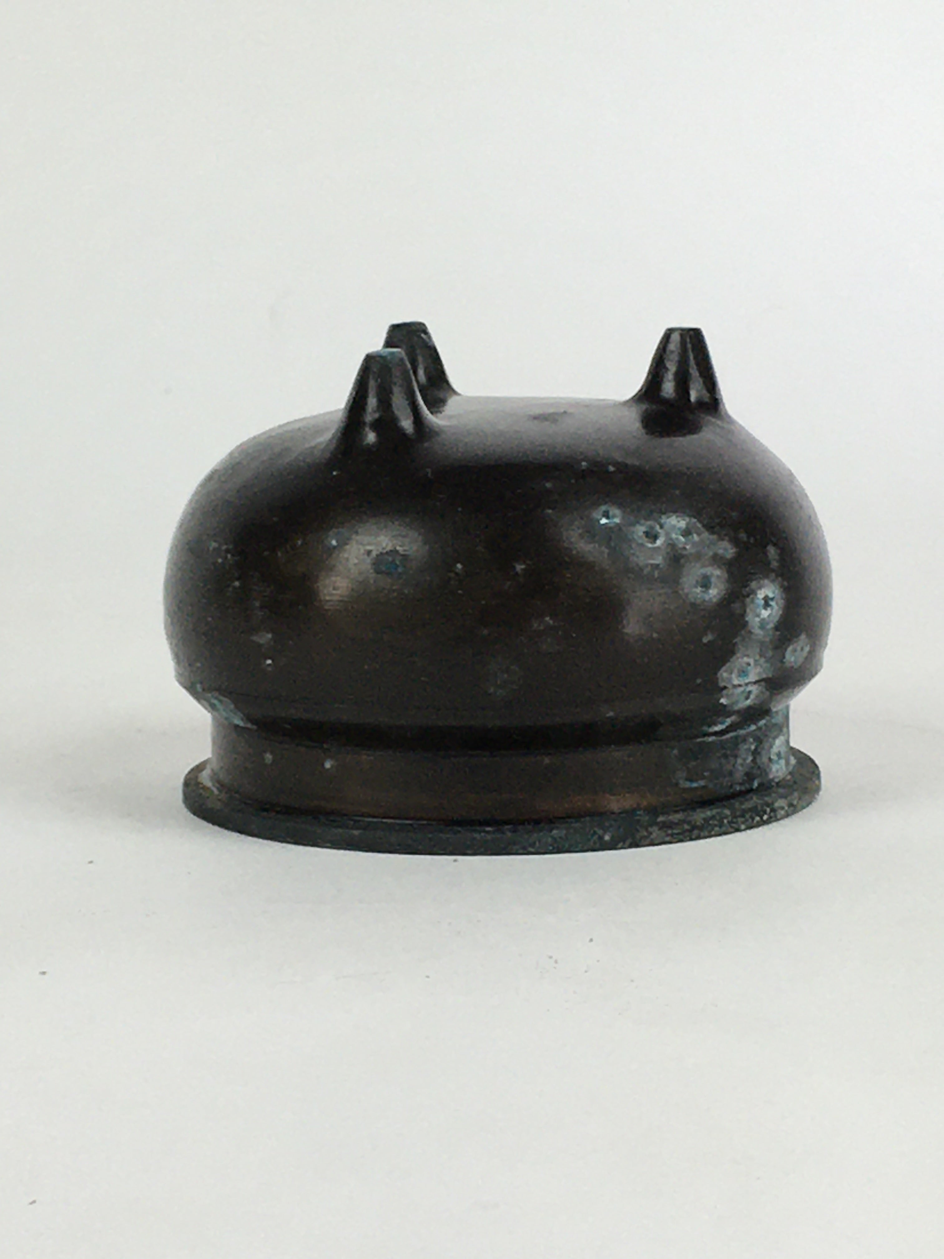 Japanese Buddhist Altar Fitting Bronze Incense Burner Vtg Koro Butsudan BU652