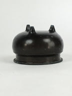 Japanese Buddhist Altar Fitting Bronze Incense Burner Vtg Koro Butsudan BU652