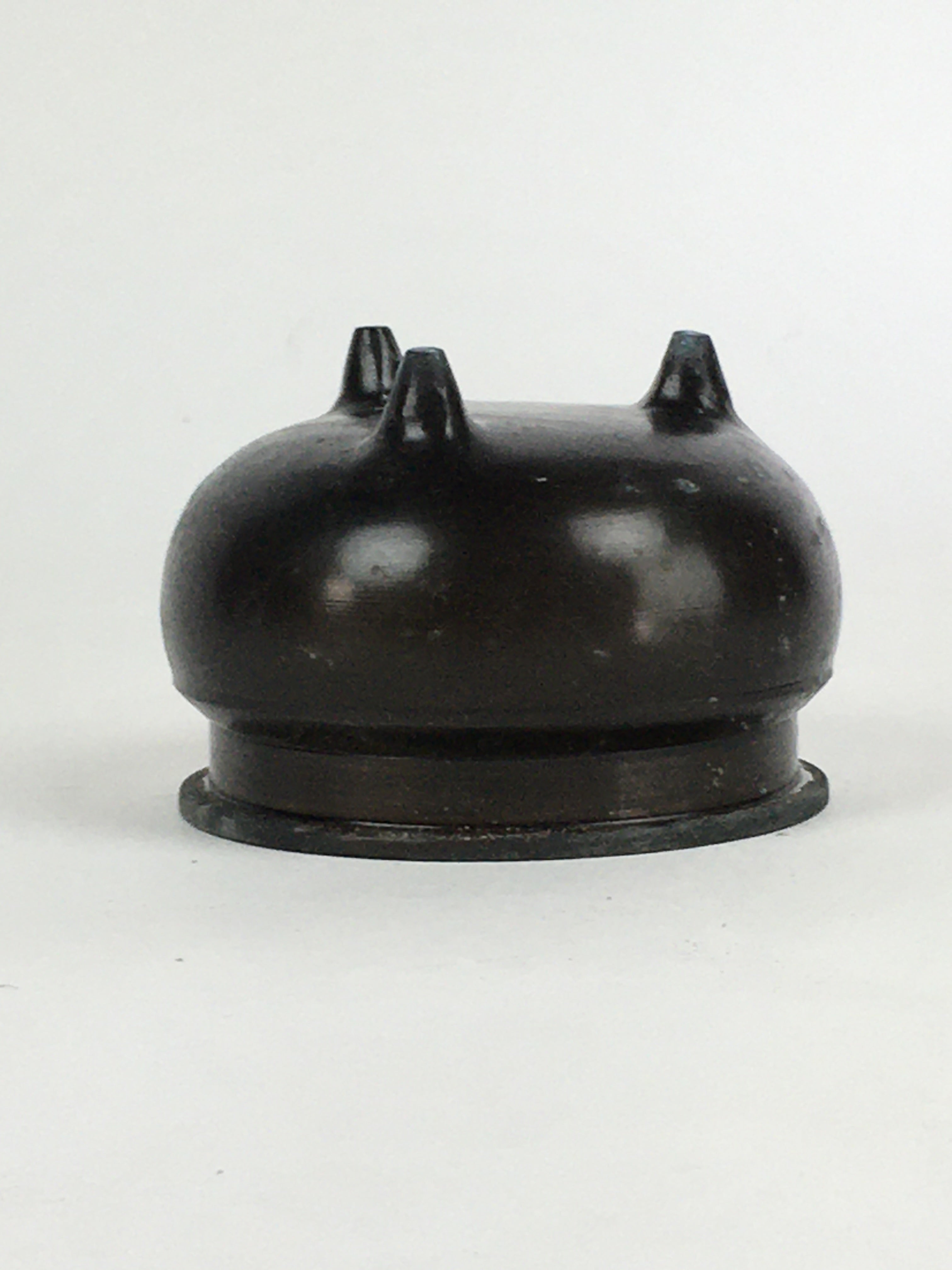 Japanese Buddhist Altar Fitting Bronze Incense Burner Vtg Koro Butsudan BU652