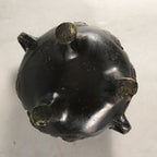 Japanese Buddhist Altar Fitting Bronze Incense Burner Vtg Shishi Koro BU283