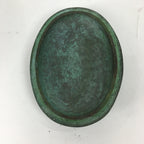 Japanese Buddhist Altar Fitting Bronze Incense Container Vtg Crane Kogo BU571