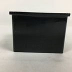 Japanese Buddhist Altar Fitting Buddha Statue Stand Box Vtg Black Square BU585