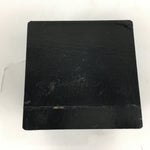 Japanese Buddhist Altar Fitting Buddha Statue Stand Box Vtg Black Square BU585