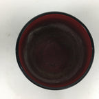 Japanese Buddhist Altar Fitting Buddha Tea Cup Vtg Brown Black Sayuki BU586
