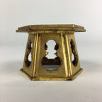 Japanese Buddhist Altar Fitting Bukki Vtg Buddhist Rine Cup Stand BU679