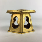 Japanese Buddhist Altar Fitting Bukki Vtg Buddhist Rine Cup Stand BU679
