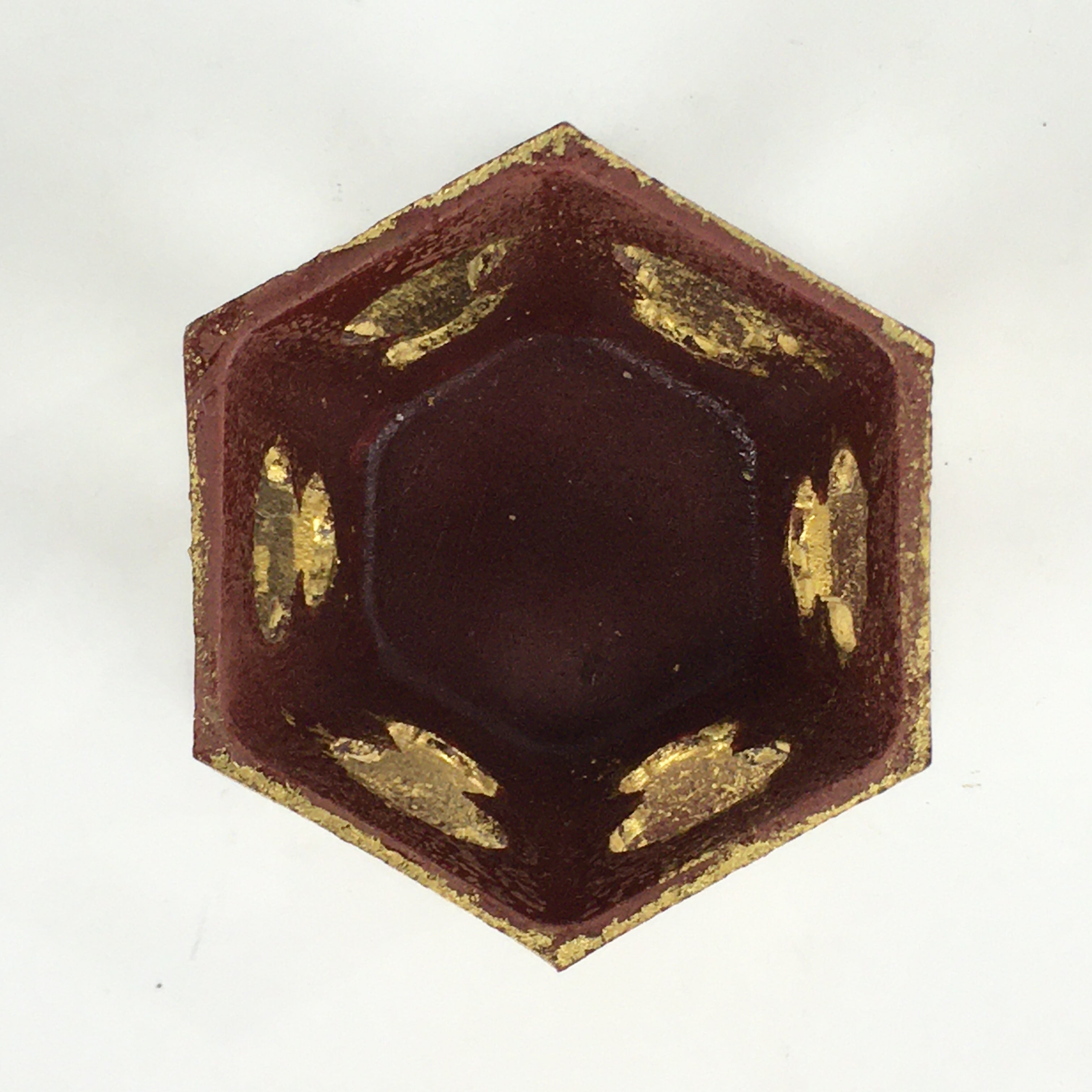 Japanese Buddhist Altar Fitting Bukki Vtg Buddhist Rine Cup Stand BU679