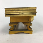 Japanese Buddhist Altar Fitting Butsugu Vtg Wood Lacquer Offering Table BU472