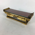 Japanese Buddhist Altar Fitting Butsugu Vtg Wood Lacquer Offering Table BU472