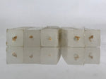 Japanese Buddhist Altar Fitting Candle Set Vtg Namu-Shakyamunibutsu White BU825