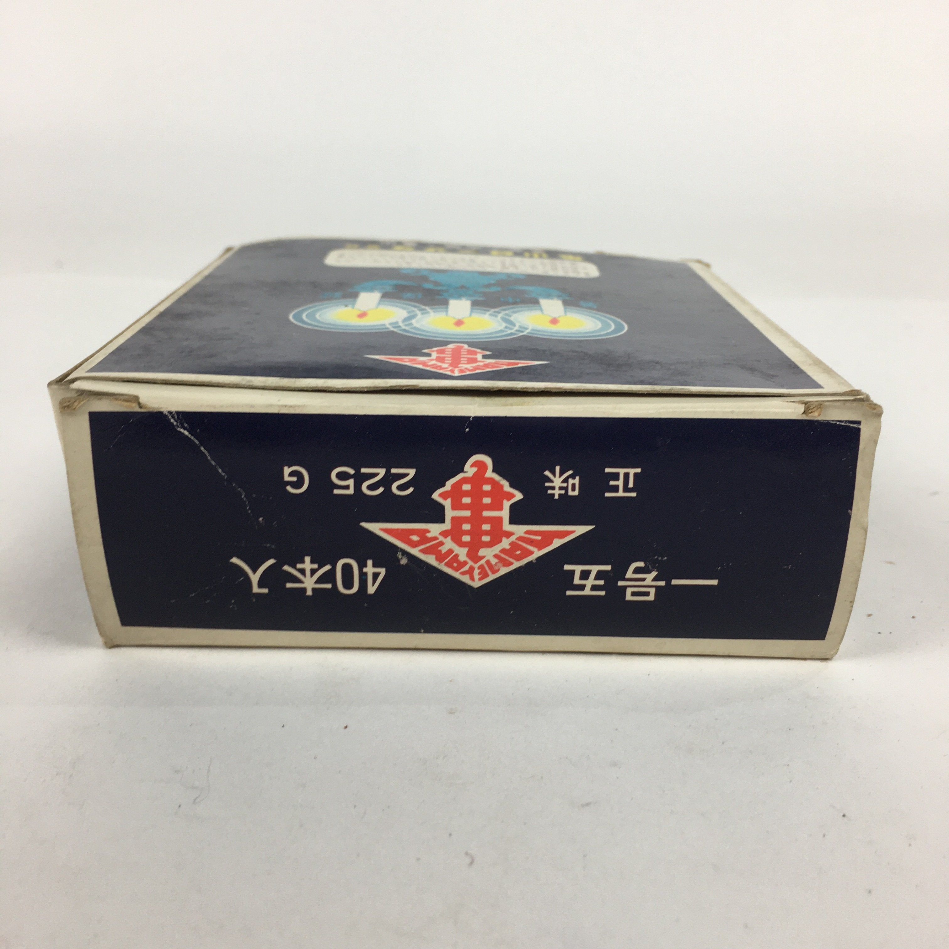 Japanese Buddhist Altar Fitting Candle Set Vtg White Kameyama Rosoku BU584