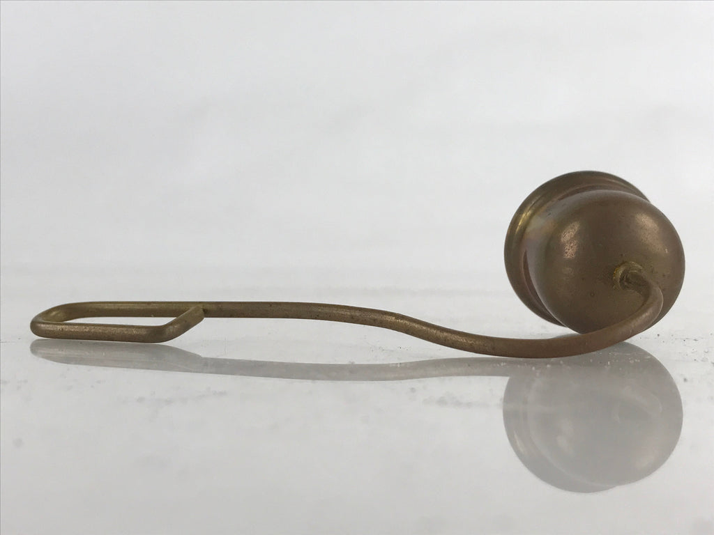 Japanese Buddhist Altar Fitting Candle Snuffer Vtg Metal Butsudan Butsugu BU895