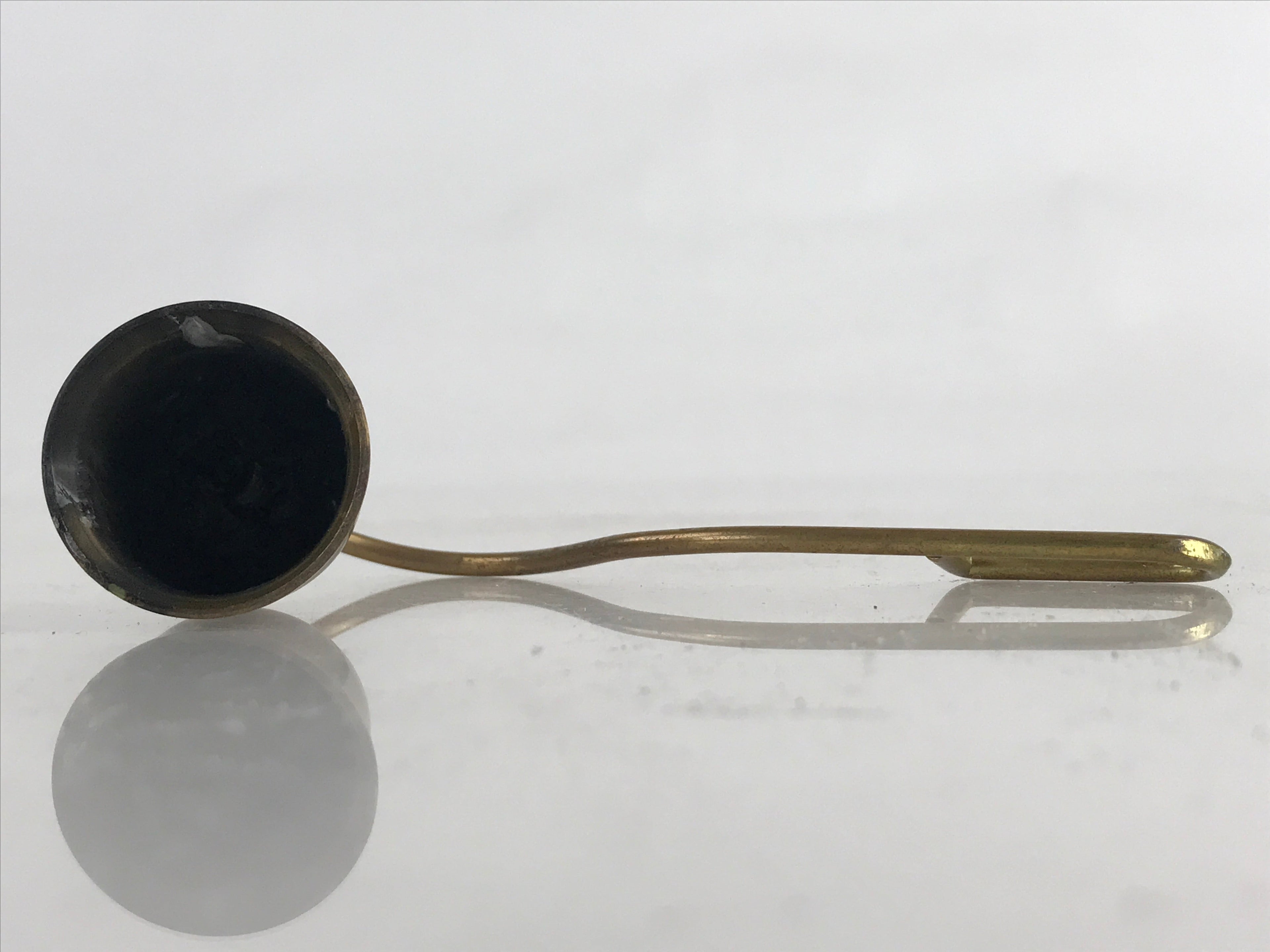 Japanese Buddhist Altar Fitting Candle Snuffer Vtg Metal Butsudan Butsugu BU895