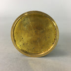 Japanese Buddhist Altar Fitting Candle Stand Vtg Brass Shokudai Butsudan BU105