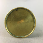 Japanese Buddhist Altar Fitting Candle Stand Vtg Brass Shokudai Butsudan BU180