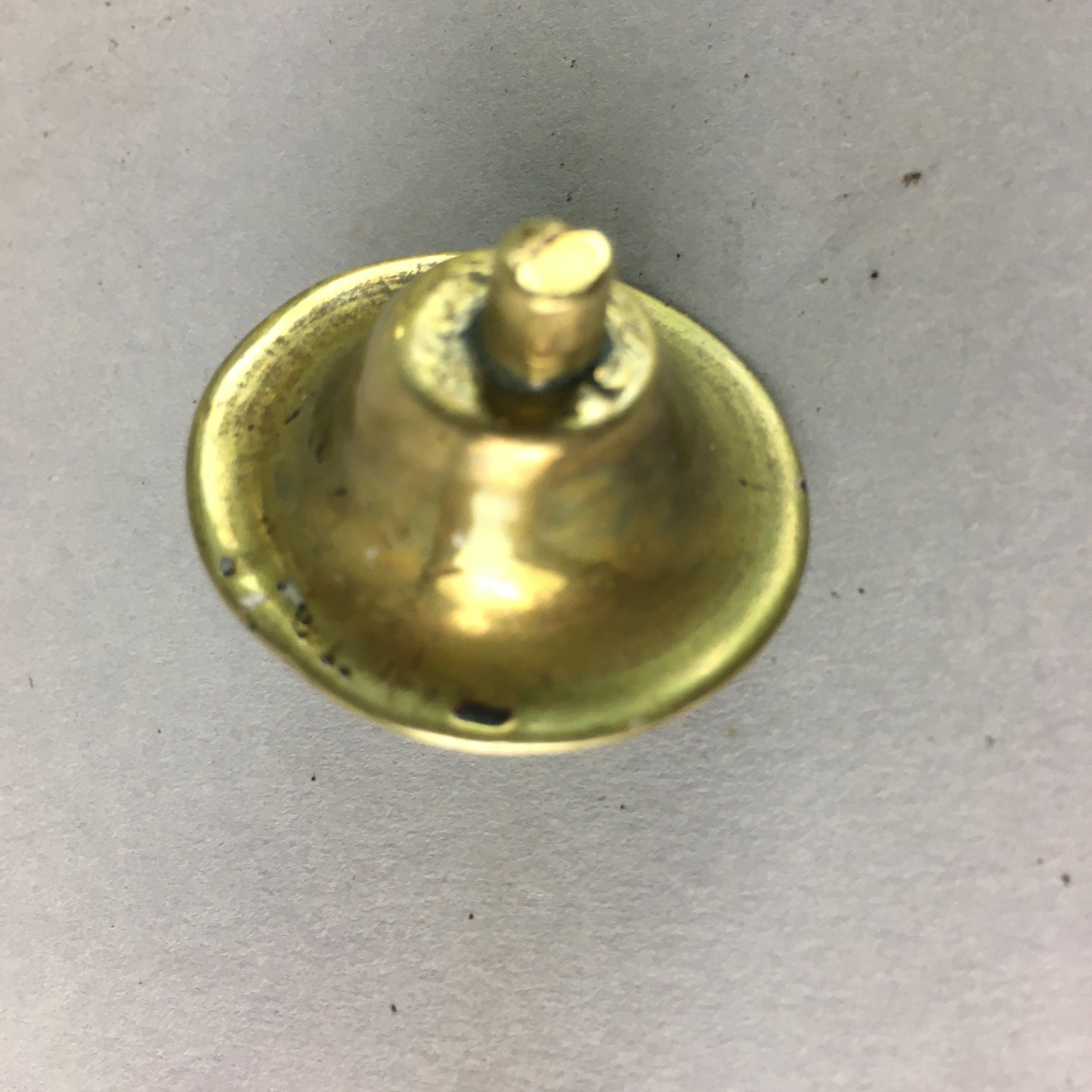 Japanese Buddhist Altar Fitting Candle Stand Vtg Brass Shokudai Butsudan BU180