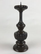 Japanese Buddhist Altar Fitting Candle Stand Vtg Copper Shokudai Butsudan BU912