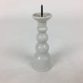 Japanese Buddhist Altar Fitting Candle Stand Vtg Porcelain Shokudai Butsudan BU6