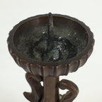 Japanese Buddhist Altar Fitting Copper Candle Stand set Vtg Shokudai BU654