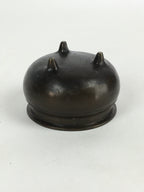Japanese Buddhist Altar Fitting Copper Incense Burner Vtg Koro Butsudan BU651