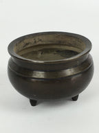 Japanese Buddhist Altar Fitting Copper Incense Burner Vtg Koro Butsudan BU651