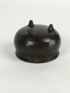 Japanese Buddhist Altar Fitting Copper Incense Burner Vtg Koro Butsudan BU651