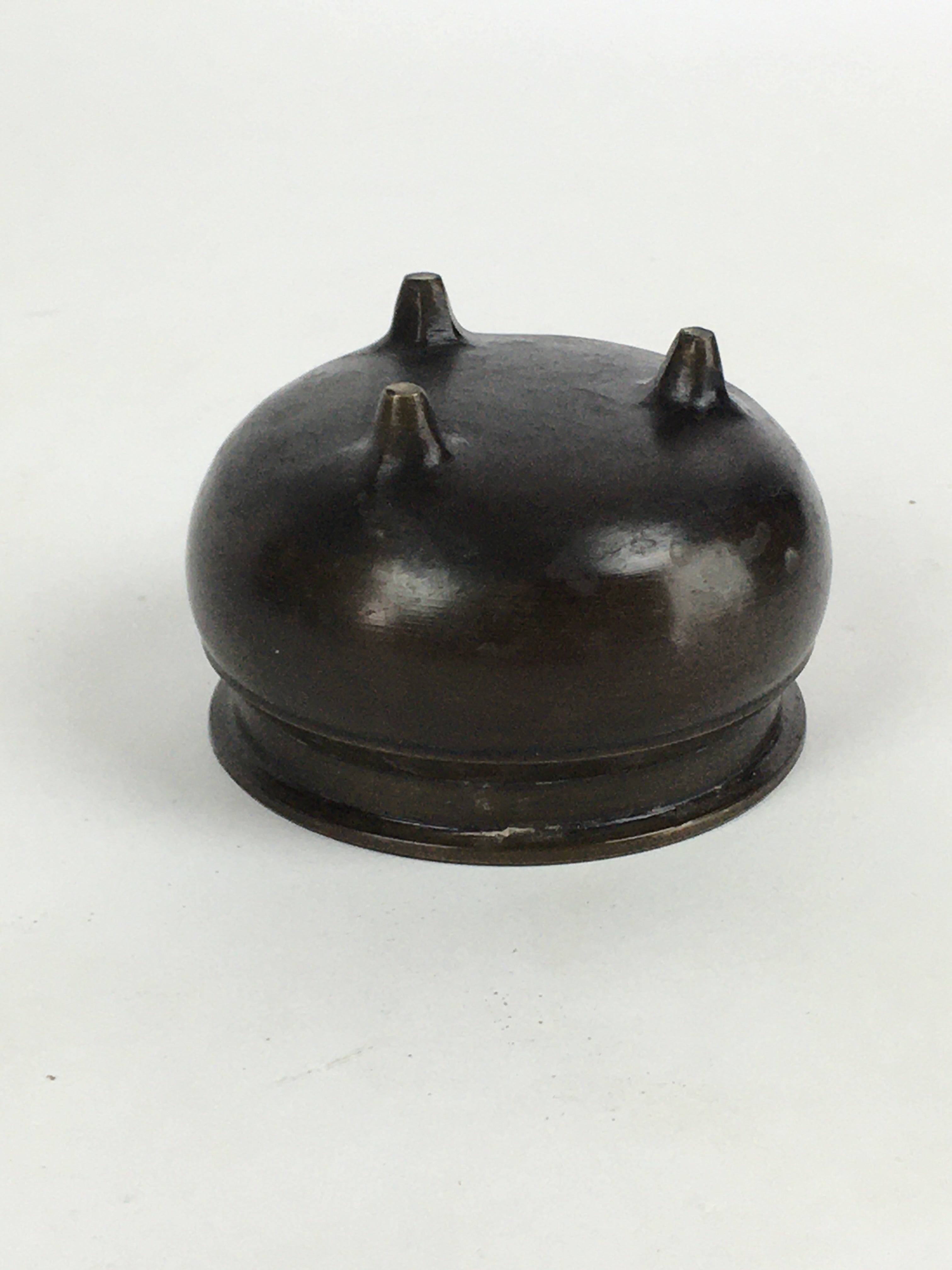 Japanese Buddhist Altar Fitting Copper Incense Burner Vtg Koro Butsudan BU651
