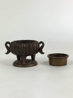 Japanese Buddhist Altar Fitting Copper Incense Burner Vtg Koro Butsudan BU656