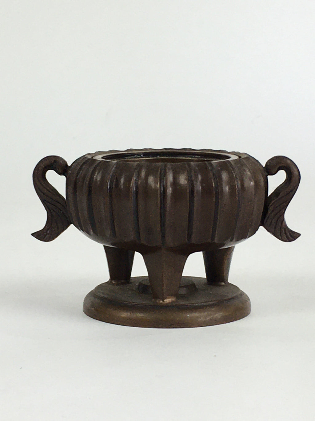 Japanese Buddhist Altar Fitting Copper Incense Burner Vtg Koro Butsudan BU656