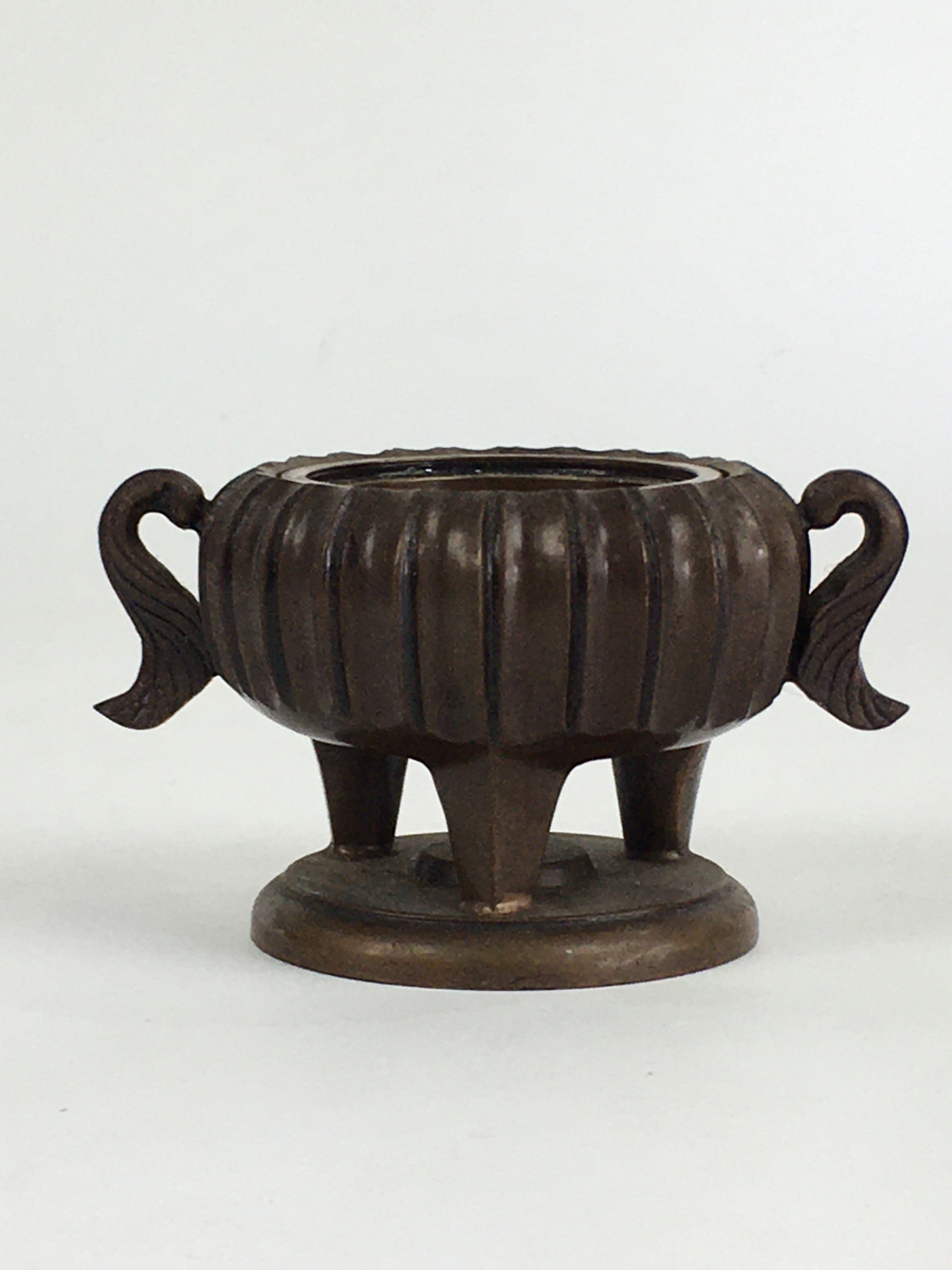 Japanese Buddhist Altar Fitting Copper Incense Burner Vtg Koro Butsudan BU656