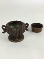Japanese Buddhist Altar Fitting Copper Incense Burner Vtg Koro Butsudan BU656