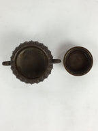 Japanese Buddhist Altar Fitting Copper Incense Burner Vtg Koro Butsudan BU656