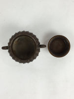 Japanese Buddhist Altar Fitting Copper Incense Burner Vtg Koro Butsudan BU656