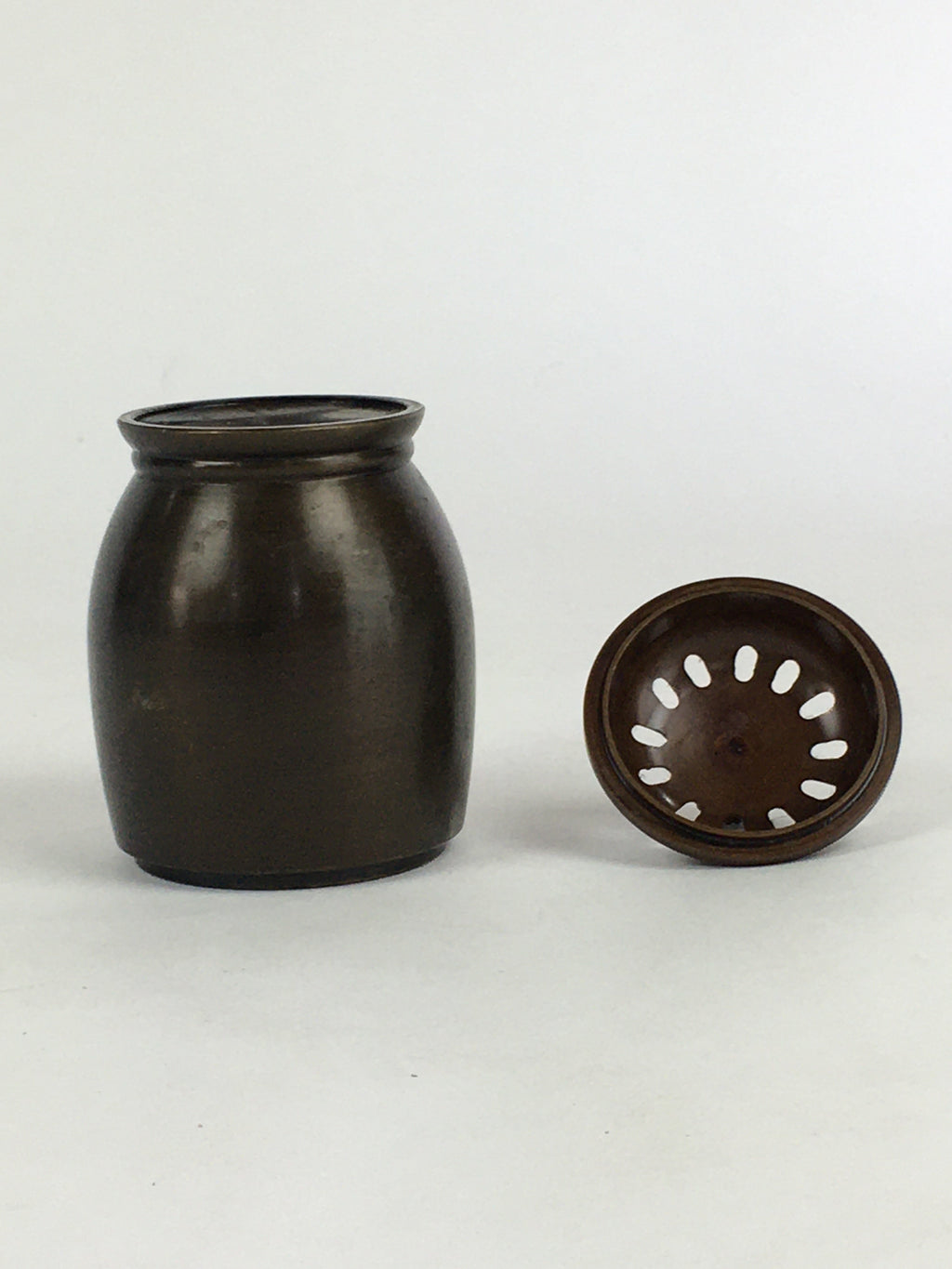 Japanese Buddhist Altar Fitting Copper Incense Burner Vtg Koro Butsugu BU657