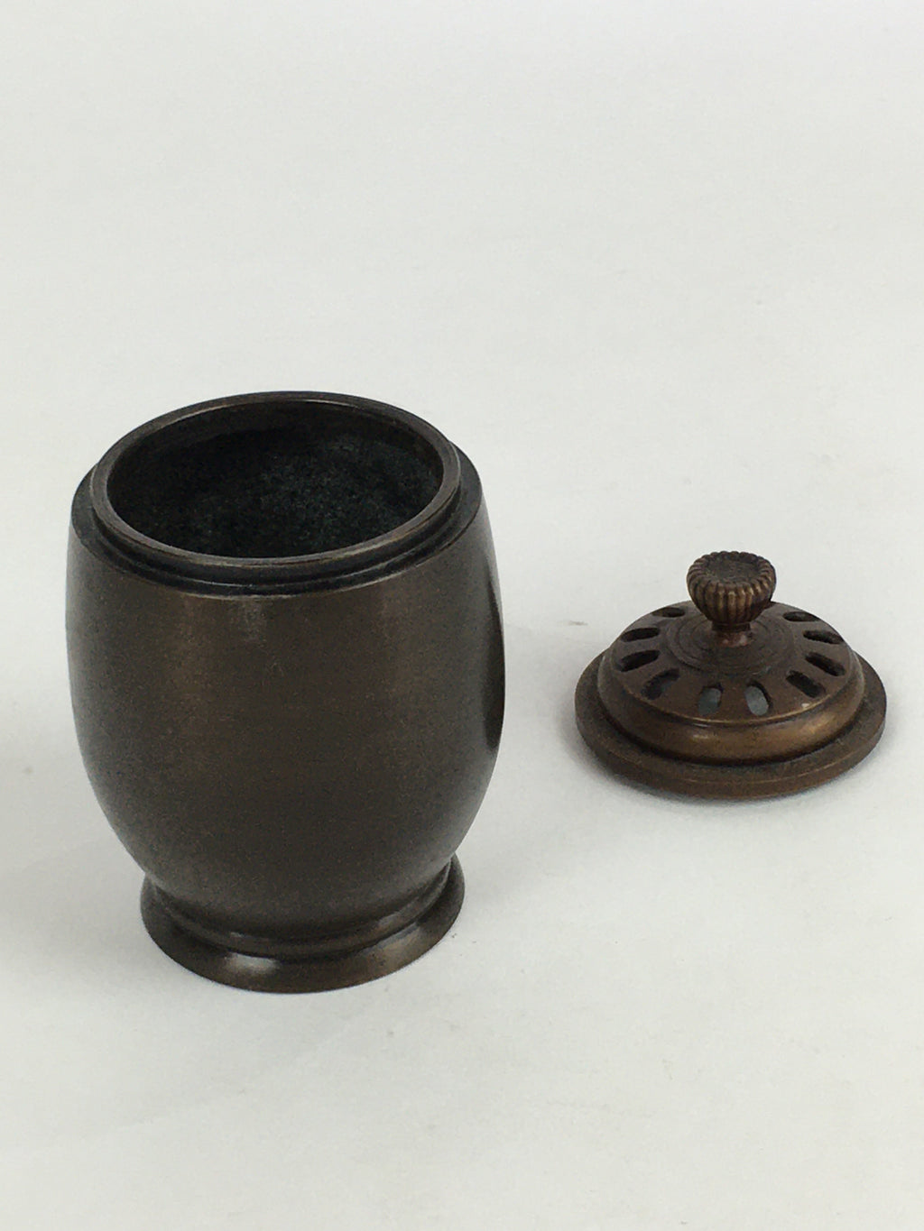 Japanese Buddhist Altar Fitting Copper Incense Burner Vtg Koro Butsugu BU657