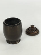 Japanese Buddhist Altar Fitting Copper Incense Burner Vtg Koro Butsugu BU657
