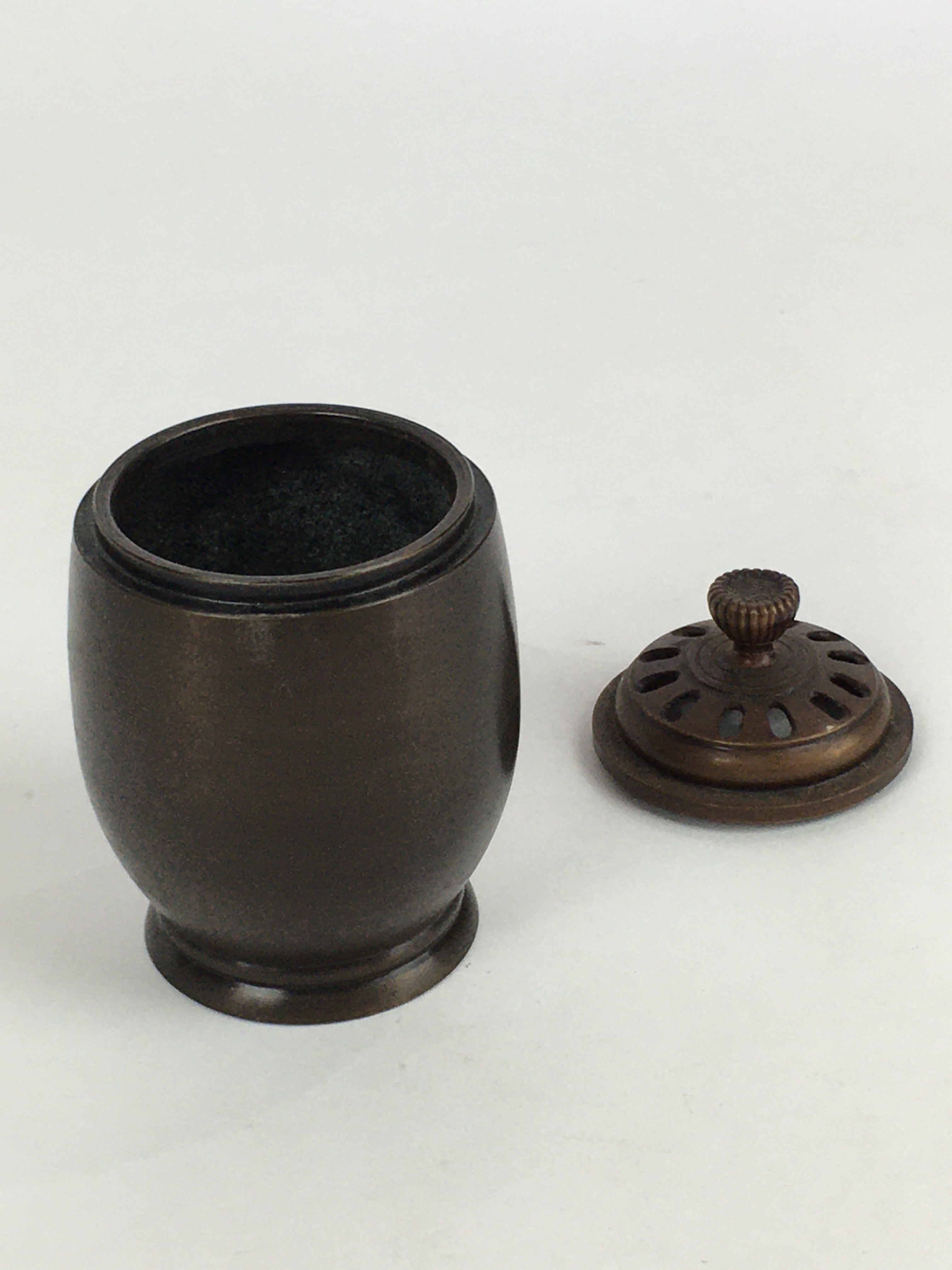 Japanese Buddhist Altar Fitting Copper Incense Burner Vtg Koro Butsugu BU657