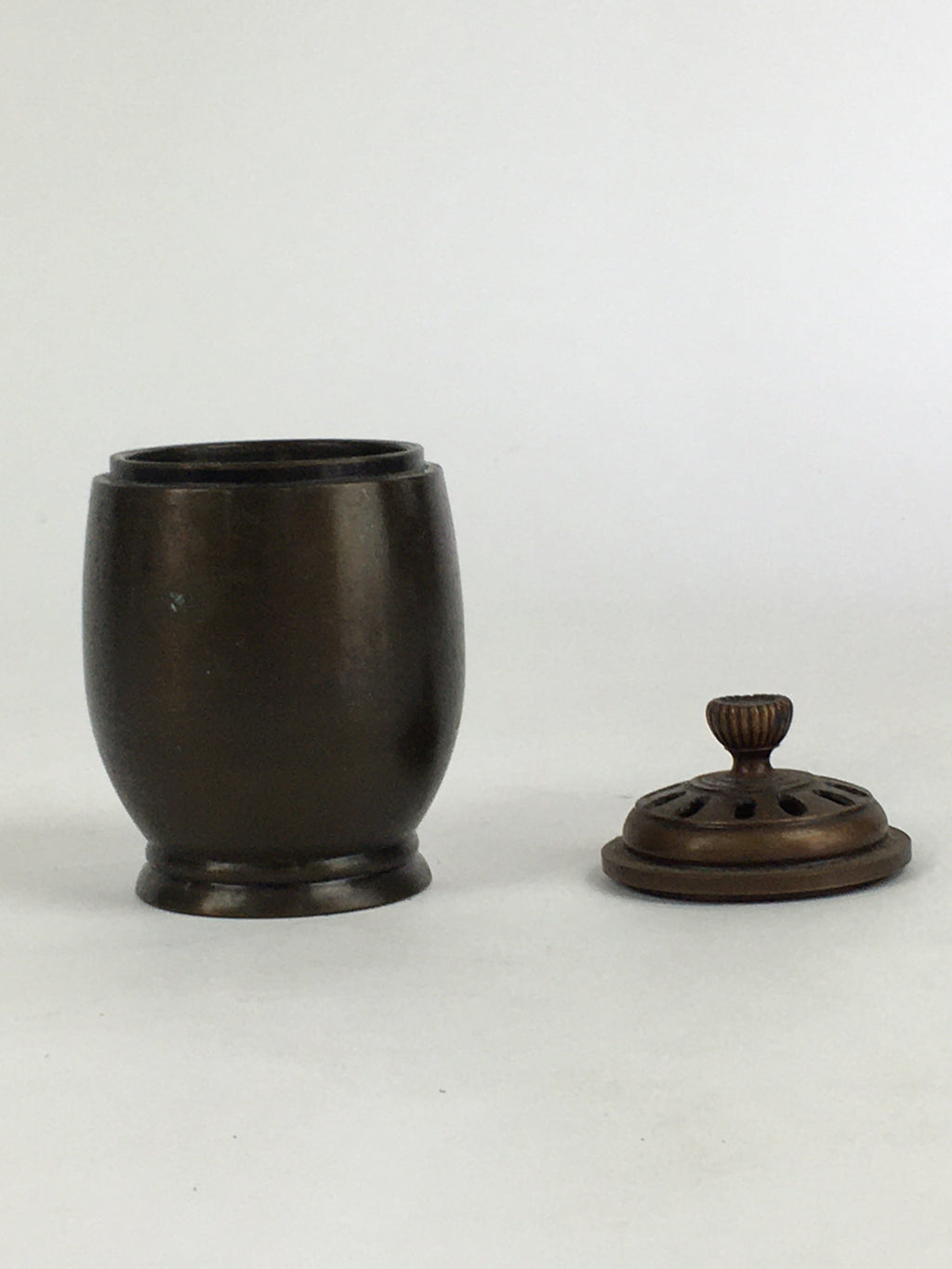 Japanese Buddhist Altar Fitting Copper Incense Burner Vtg Koro Butsugu BU657